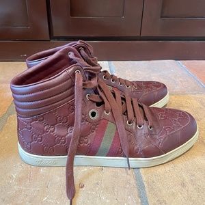 Gucci Men's Shoes High Top Sneakers